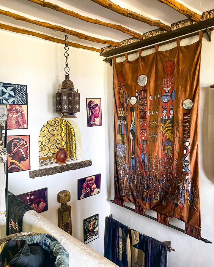 African artifacts at the african heritage house