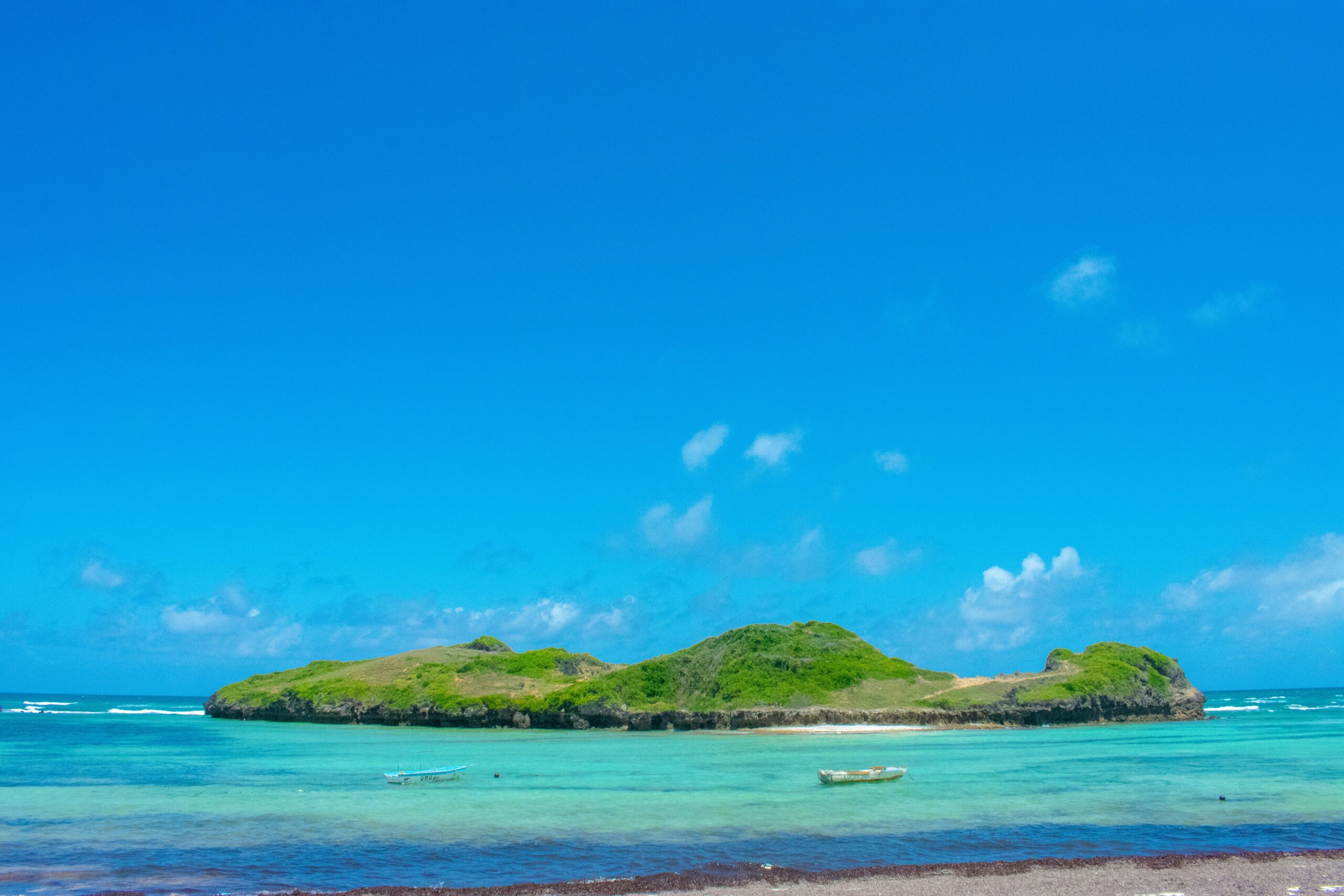 The silver sand beach of Malindi, Kenya