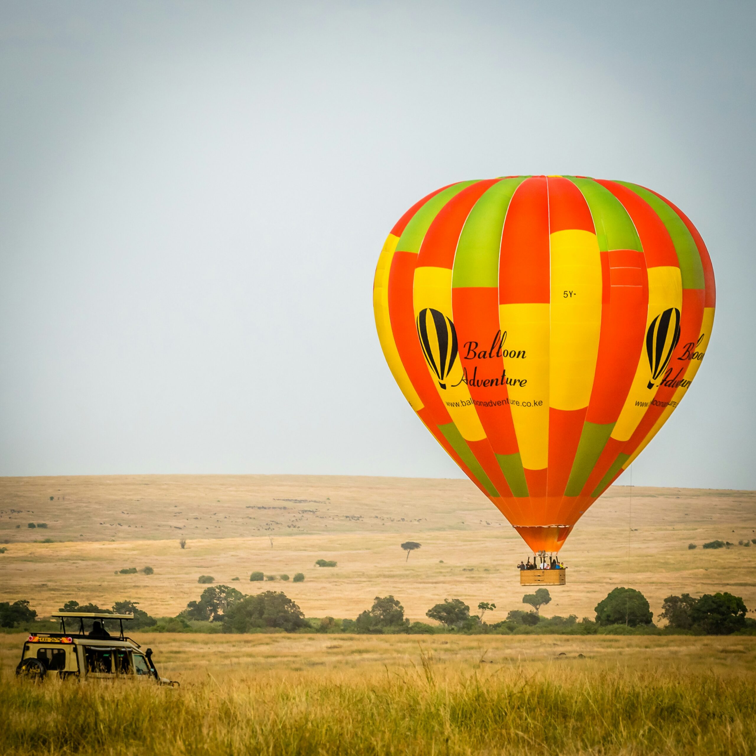 A balloon safari in Masai Mara, Kenya