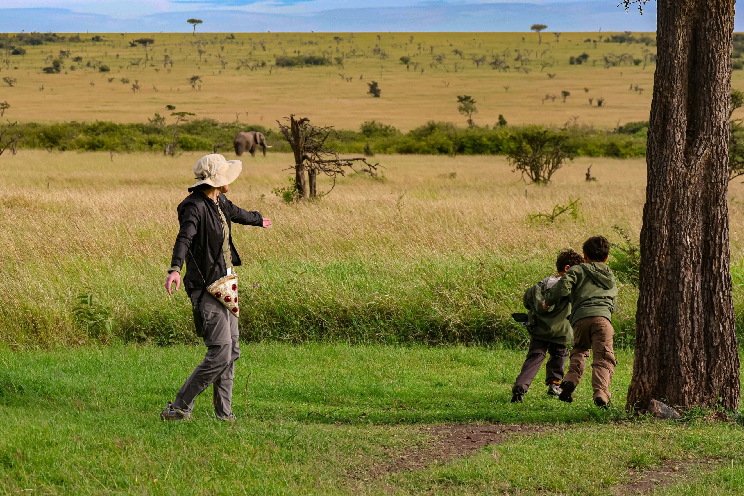 clients enjoying a Kenya safari