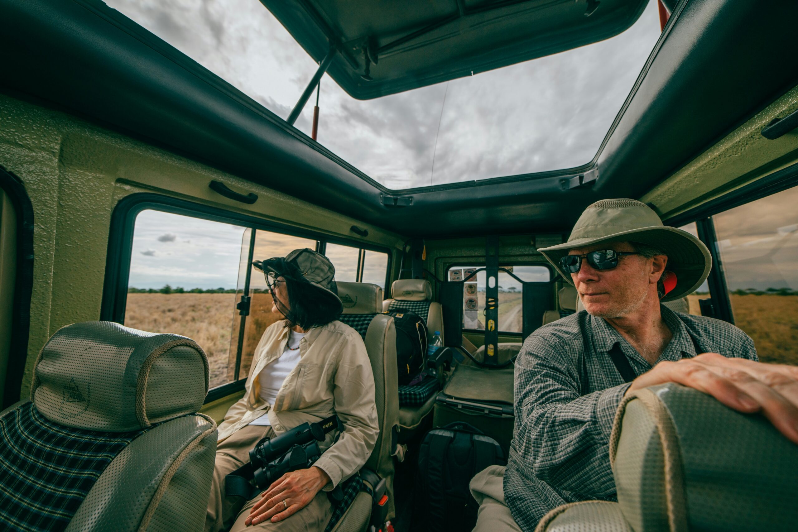 clients enjoying a safari guide tour in masai mara