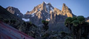 Mount Kenya in East Africa