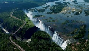 Victoria falls, among the best UNESCO world heritage sites in Africa to visit