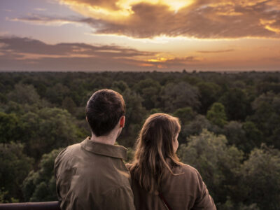 little_governors_models-3 honeymoon safari - Romantic sunset in Masai Mara for honeymooners in Kenya