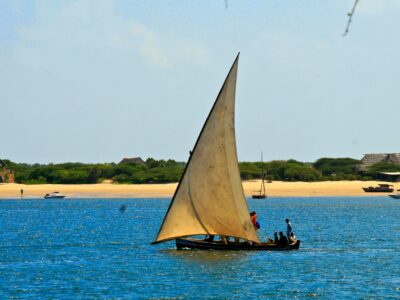 Romantic dhow cruise in Lamu for honeymoon couples