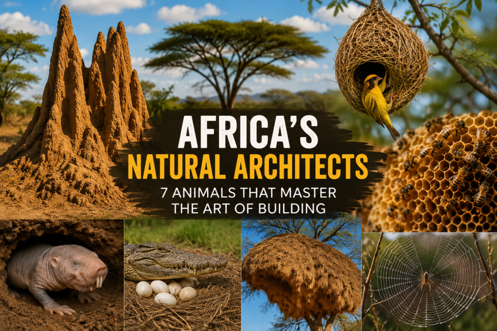 Africa’s Natural Architects: 7 Animals That Master the Art of Building