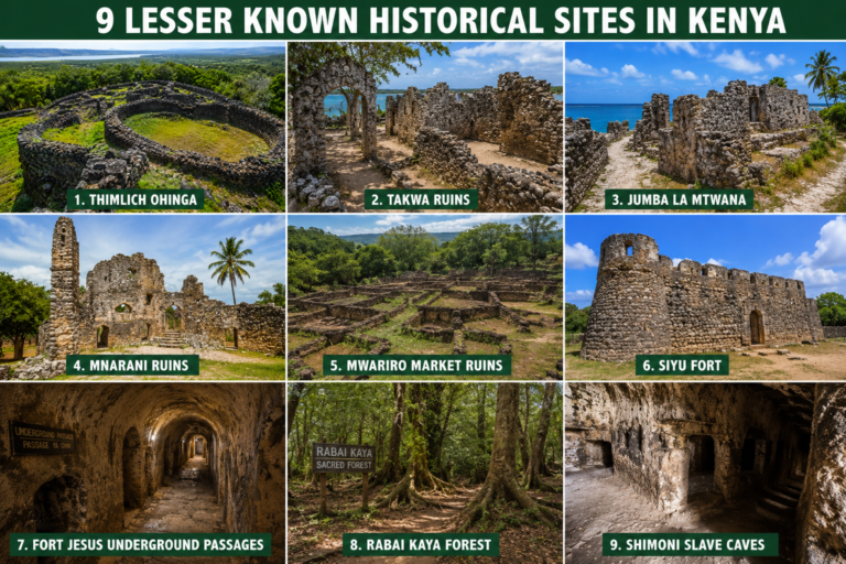 Lesser Known Historical Sites in Kenya: Discover 9 Amazing Hidden Treasures.