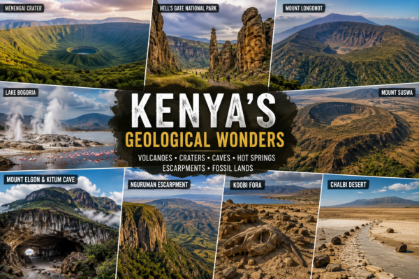 Kenya’s Geological Wonders: 9 Stunning Volcanoes, Craters, and Ancient Landscapes