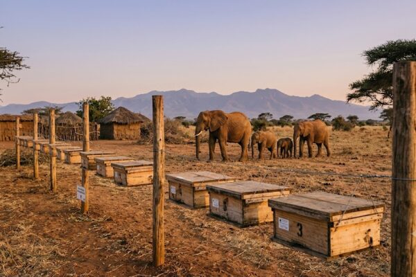 Beehive Fences in Kenya: A Natural Solution to Elephant Crop Raids