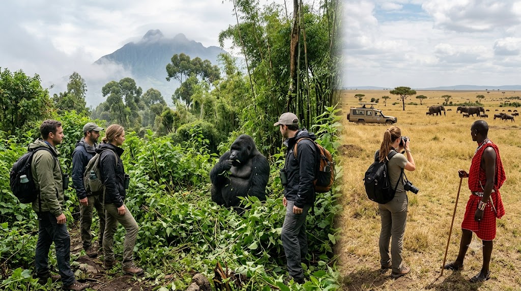 7 Unforgettable Reasons Why Rwanda Gorilla Trekking and Masai Mara Safari Create the Ultimate African Adventure