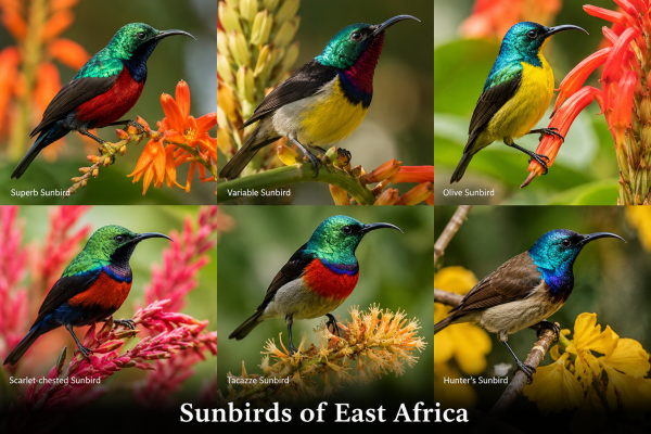 Sunbirds of East Africa: Nature’s Most Wonderful Tiny Jewels