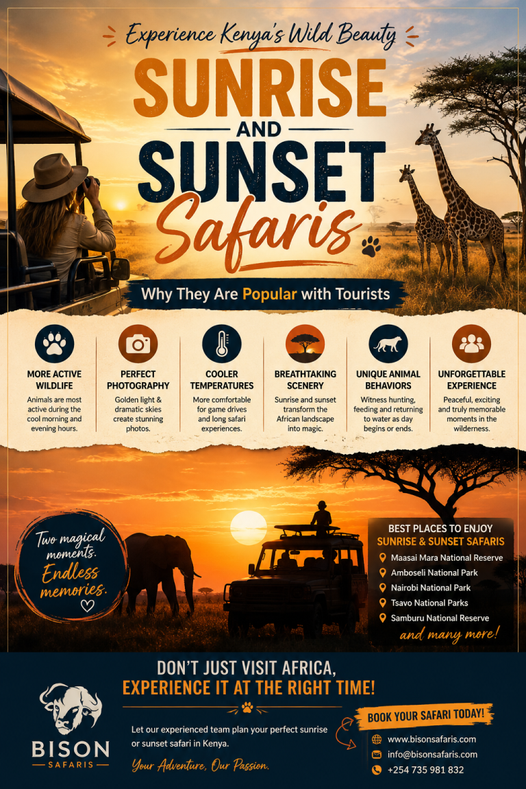 Why Sunrise and Sunset Safaris Are an Incredible Wildlife Experience in Kenya