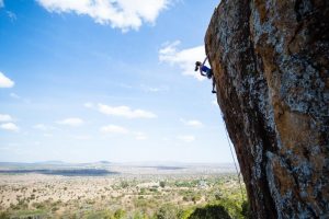 Lukenya rock climbing in Kenya