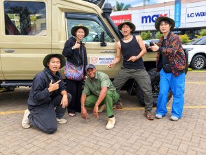 Our clients embarking on safari with one of our professional driver guides